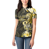 Sarcoma Awareness Women Polo Shirt You Are Stronger Than Sarcoma