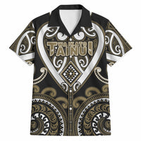 Custom Aotearoa Waikato Tainui Hawaiian Shirt Maori Tribal Pattern