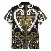 Custom Aotearoa Waikato Tainui Hawaiian Shirt Maori Tribal Pattern
