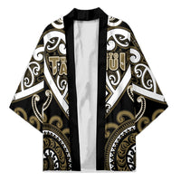 Custom Aotearoa Waikato Tainui Kimono Maori Tribal Pattern