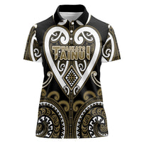 Custom Aotearoa Waikato Tainui Women Polo Shirt Maori Tribal Pattern
