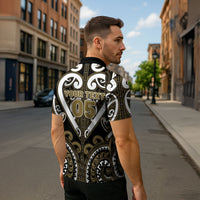 Custom Aotearoa Waikato Tainui Zipper Polo Shirt Maori Tribal Pattern LT05 - Polynesian Pride