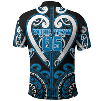 Custom Aotearoa Ngati Kahungunu Polo Shirt Maori Tribal Pattern