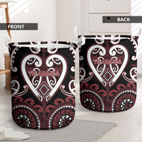 Aotearoa Te Arawa Laundry Basket Maori Tribal Pattern