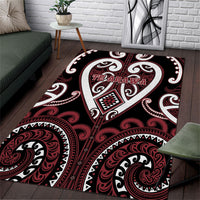Aotearoa Te Arawa Area Rug Maori Tribal Pattern