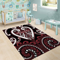 Aotearoa Te Arawa Area Rug Maori Tribal Pattern