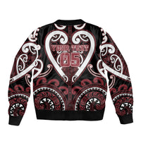 Custom Aotearoa Te Arawa Bomber Jacket Maori Tribal Pattern