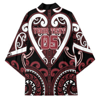 Custom Aotearoa Te Arawa Kimono Maori Tribal Pattern