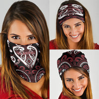 Aotearoa Te Arawa Neck Gaiter Maori Tribal Pattern