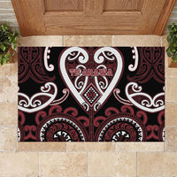 Aotearoa Te Arawa Rubber Doormat Maori Tribal Pattern