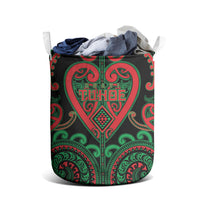 Aotearoa Ngai Tuhoe Laundry Basket Maori Tribal Pattern