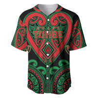 Custom Aotearoa Ngai Tuhoe Baseball Jersey Maori Tribal Pattern