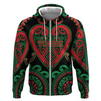 Custom Aotearoa Ngai Tuhoe Hoodie Maori Tribal Pattern