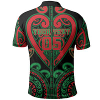 Custom Aotearoa Ngai Tuhoe Polo Shirt Maori Tribal Pattern LT05 - Polynesian Pride
