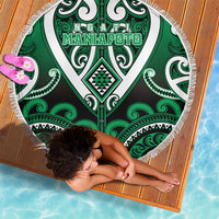 Aotearoa Ngati Maniapoto Beach Blanket Maori Tribal Pattern