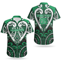 Custom Aotearoa Ngati Maniapoto Couples Matching Summer Maxi Dress and Hawaiian Shirt Maori Tribal Pattern