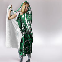 Aotearoa Ngati Maniapoto Hooded Blanket Maori Tribal Pattern