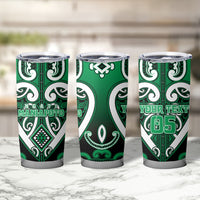 Custom Aotearoa Ngati Maniapoto Tumbler Cup Maori Tribal Pattern