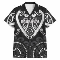 Custom Aotearoa Ngati Raukawa Hawaiian Shirt Maori Tribal Pattern