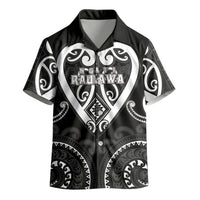 Custom Aotearoa Ngati Raukawa Kid Hawaiian Shirt Maori Tribal Pattern