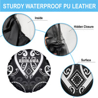 Aotearoa Ngati Raukawa Spare Tire Cover Maori Tribal Pattern