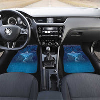 Polynesia Manta Ray Car Mats Let's The Sea Set You Free LT05 Set 2pcs - Front Blue - Polynesian Pride
