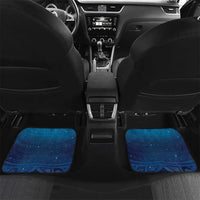 Polynesia Manta Ray Car Mats Let's The Sea Set You Free LT05 Set 2pcs - Back Blue - Polynesian Pride