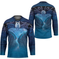 Polynesia Manta Ray Hockey Jersey Let's The Sea Set You Free LT05 - Polynesian Pride