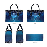 Polynesia Manta Ray Leather Bag Let's The Sea Set You Free LT05 - Polynesian Pride