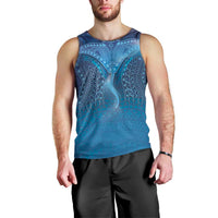 Polynesia Manta Ray Men Tank Top Let's The Sea Set You Free LT05 - Polynesian Pride