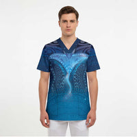 Polynesia Manta Ray Scrub Top Let's The Sea Set You Free LT05 - Polynesian Pride