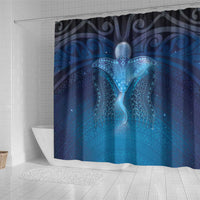 Polynesia Manta Ray Shower Curtain Let's The Sea Set You Free - Polynesian Pride