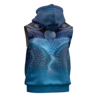 Polynesia Manta Ray Sleeveless Hoodie Let's The Sea Set You Free LT05 - Polynesian Pride