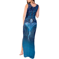 Polynesia Manta Ray Tank Maxi Dress Let's The Sea Set You Free LT05 - Polynesian Pride