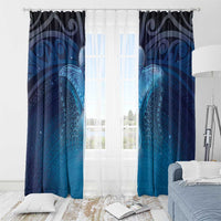 Polynesia Manta Ray Window Curtain Let's The Sea Set You Free - Polynesian Pride
