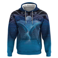 Polynesia Manta Ray Zip Hoodie Let's The Sea Set You Free - Polynesian Pride