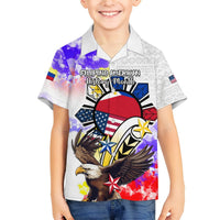 Filipino American History Month Hawaiian Shirt The Eight-Rayed Sun Flags With Bald Eagle LT05 - Polynesian Pride