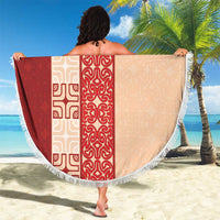 Papua New Guinea Beach Blanket Oro Tapa Pattern LT05 - Polynesian Pride