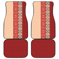 Papua New Guinea Car Mats Oro Tapa Pattern LT05 - Polynesian Pride