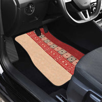 Papua New Guinea Car Mats Oro Tapa Pattern LT05 - Polynesian Pride