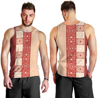 Papua New Guinea Men Tank Top Oro Tapa Pattern LT05 - Polynesian Pride