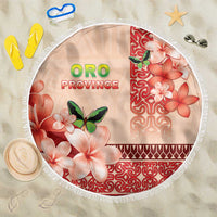 Papua New Guinea Oro Province Beach Blanket Oro Birdwing Butterfly LT05 One Size 150cm Beige - Polynesian Pride