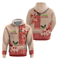 Papua New Guinea Oro Province Hoodie Oro Birdwing Butterfly LT05 - Polynesian Pride