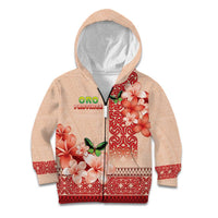 Papua New Guinea Oro Province Kid Hoodie Oro Birdwing Butterfly