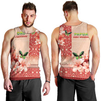 Papua New Guinea Oro Province Men Tank Top Oro Birdwing Butterfly LT05 - Polynesian Pride