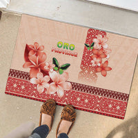 Papua New Guinea Oro Province Rubber Doormat Oro Birdwing Butterfly LT05 - Polynesian Pride