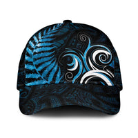New Zealand Sea Week Classic Cap Maori Wave Pattern Ocean Blue LT05 Universal Fit Blue - Polynesian Pride