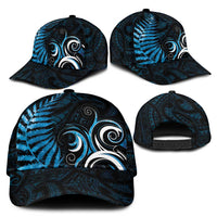 New Zealand Sea Week Classic Cap Maori Wave Pattern Ocean Blue LT05 - Polynesian Pride
