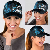 New Zealand Sea Week Classic Cap Maori Wave Pattern Ocean Blue LT05 - Polynesian Pride