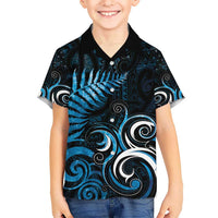New Zealand Sea Week Hawaiian Shirt Maori Wave Pattern Ocean Blue LT05 - Polynesian Pride